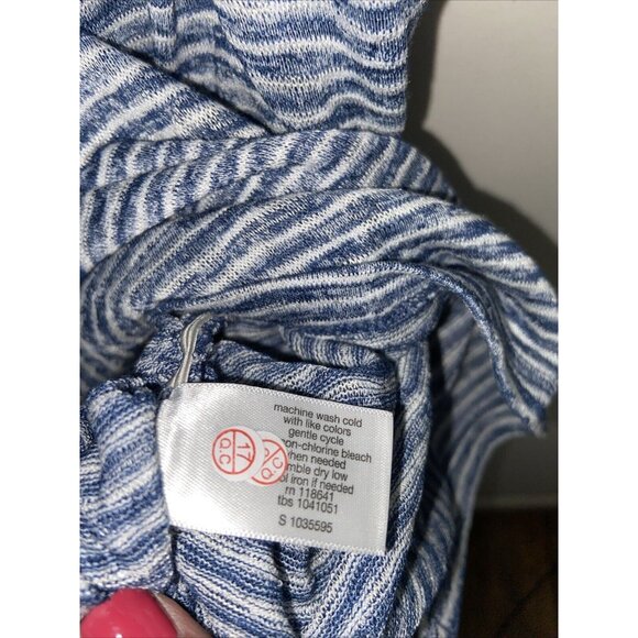 Lane Bryant  Womens Tunic Top Sz 18/20 Ruched Batwing Sleeve NWT Stripes - Picture 9 of 10